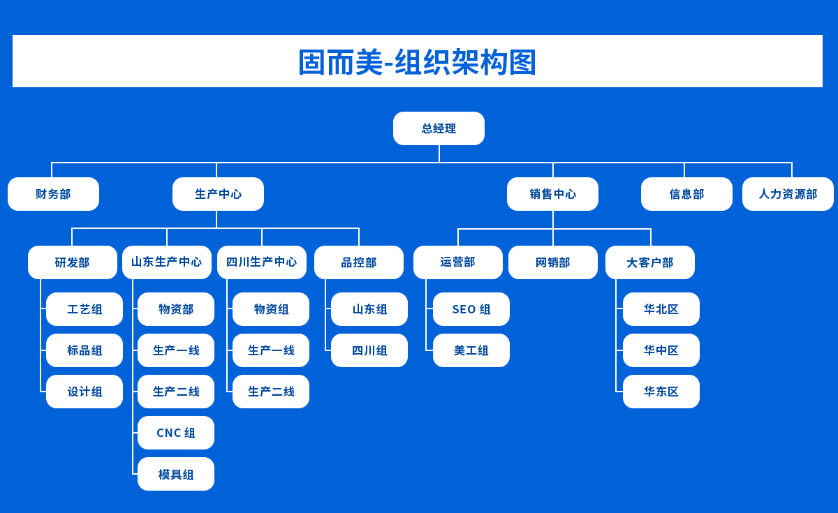 山東固而美組織架構圖